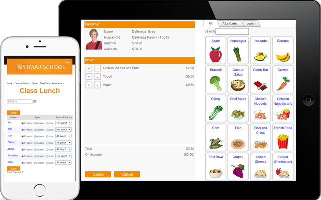 PCR Educator Cafeteria software for independent schools is guaranteed to organize your lunch room.